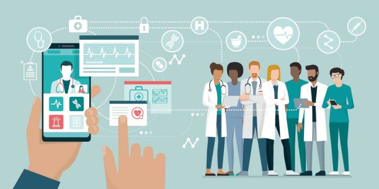 Telemedizin in der PKV beamte.pro Videosprechstunde in der Psychotherapie für Beamte - Grafik Telemedizin